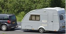 Picture of Car & Towing Caravan, Return